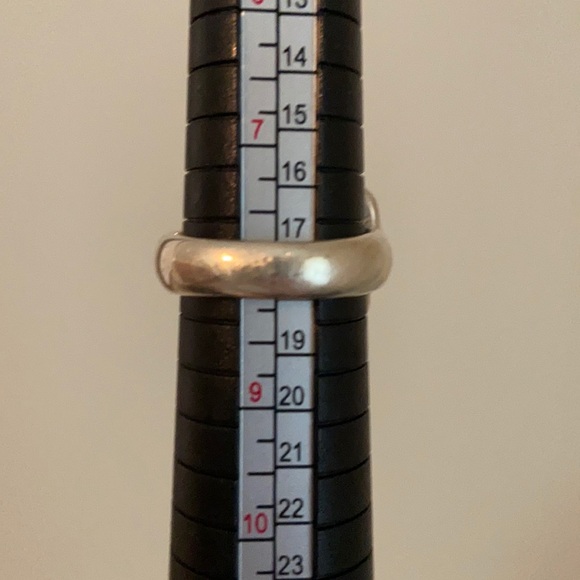 Sterling Silver Rose Ring Sz 8 - Picture 4 of 4